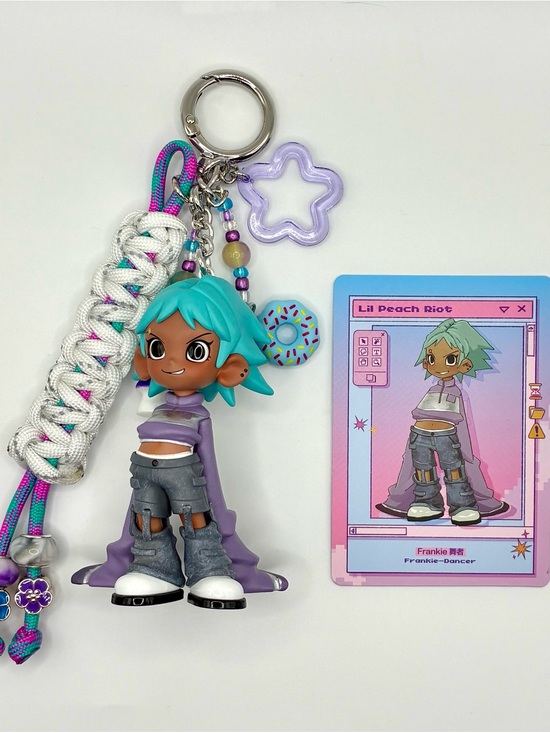 POP MART Accessories - Peach Riot x Loading! Series Bag Charm - Frankie Dancer